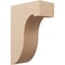 Ekena Millwork 10"W x 20"D x 30"H Classic Del Monte Rough Cedar Woodgrain TimberThane Corbel, Primed Tan CORUR10X20X30DELRCPR - alternate 1